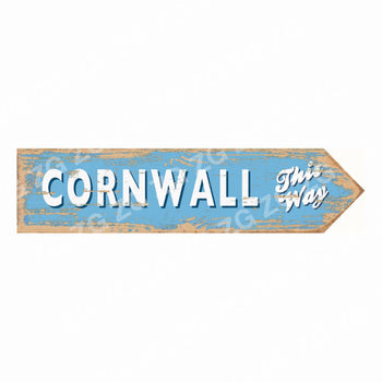CDSP 011 Cornwall this way -This Way - Pale Blue