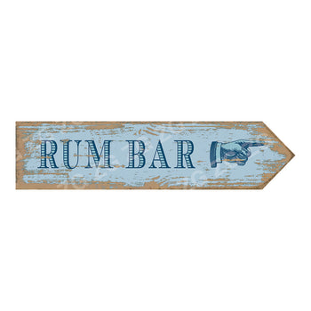 DSP 1903 Rum Bar (hand pointing right) - Hand Pointing - Grey/Blue