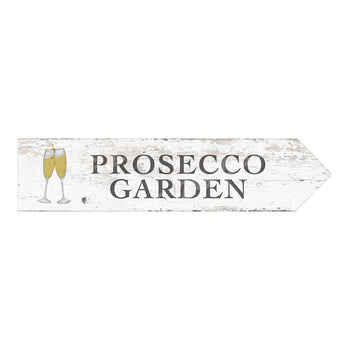 DSPCC 3440 Prosecco Garden - grey text - white wood - White Wood