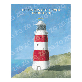 CPS 014 Eastbourne  Lighthouse Keeping watch over - Lighthouse - Picture