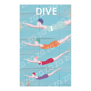 PMBB 2588 DIVE - WILD SWIMMING 1 - Betty Boyns - Picture