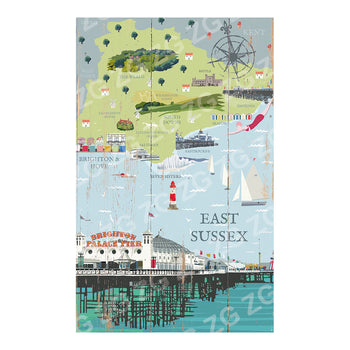 PMBB 2597 Map East Sussex Brighton - Betty Boyns - Picture