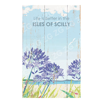PMBB 2614 Life is better on the Isles of Scilly (agapanthus) - Betty Boyns Designs - Picture
