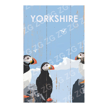PMBB 3539 Betty Boyns Designs - YORKSHIRE Puffins x 3 - Picture
