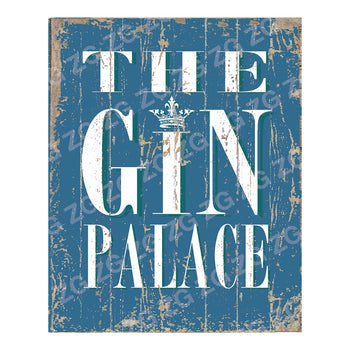 PN 1705 The Gin palace - Crown On I - Vintage Blue