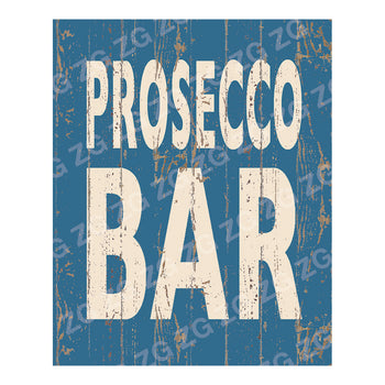 PN 1707 Prosecco Bar  - Vintage Blue