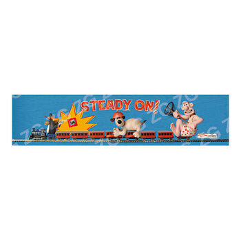 CPRAA 3139 Wallace & Gromit - Train Chase - Blue - Grey