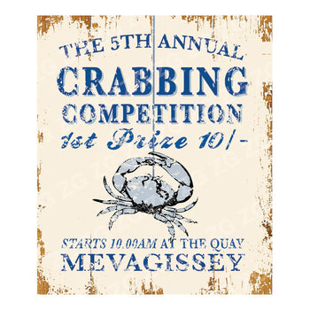 CPS 001 Mevagissy crabbing competition - Vintage