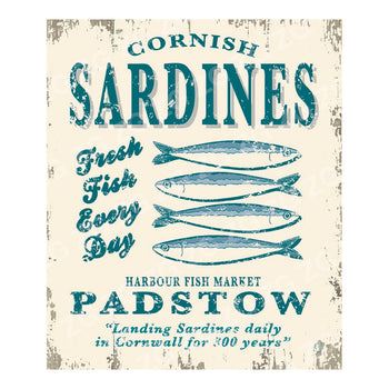CPS 008 Padstow  sardines Cornish sardines - Sardines - Vintage