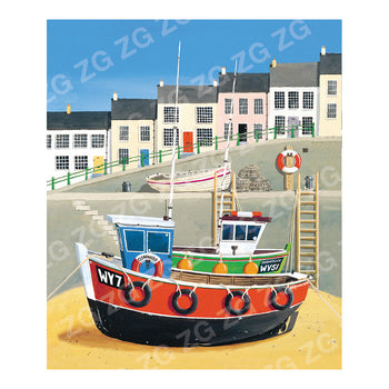 CPS 058 2 Boats Sloping Harbour - Boat Code Wy - Picture