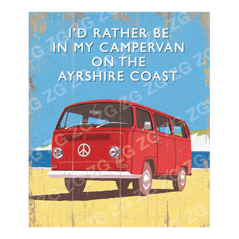 CPS 030 I'd rather be in my campervan on the Ayreshire coast - Picture