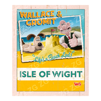 CPSAA 2756 Wallace & Gromit - Beach - Isle of Wight - Wood Surround 021 - Wood Surround