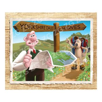 CPSAA 3122 Wallace & Gromit - Moorland Walk - Yorkshire Dales - Hawes - Wood Surround