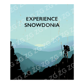 PSCC 3499 Outdoors - Hiker blue - EXPERIENCE SNOWDONIA - Picture